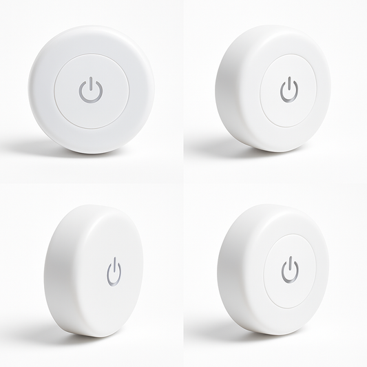 Touch control LED night light with USB charging